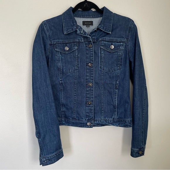 DSTLD Jackets & Blazers - DSTLD | Blue Jean Jacket Denim | Size Medium